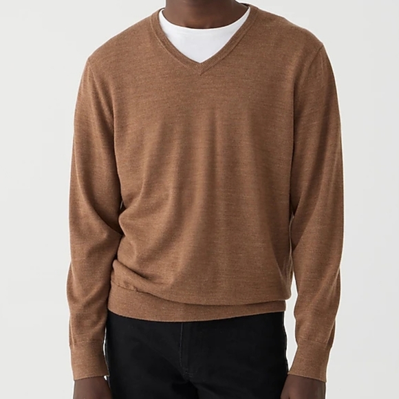 J. Crew Other - J. CREW💥Nwot💥Caramel V-Neck Sweater